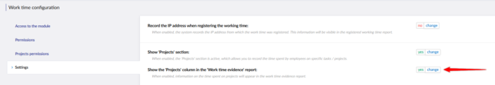 Enabling Projects view in Timesheet report.